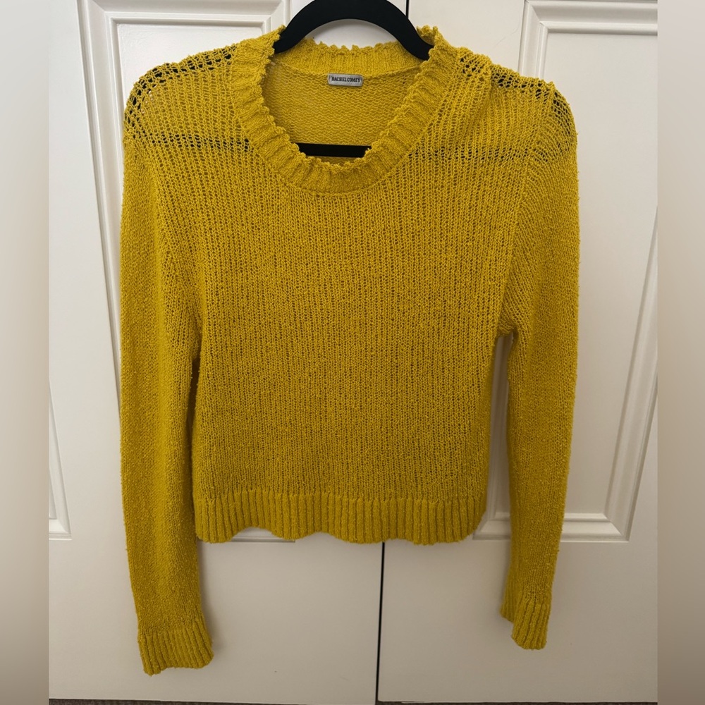 Rachel Comey Mustard Crewneck Knit Sweater
